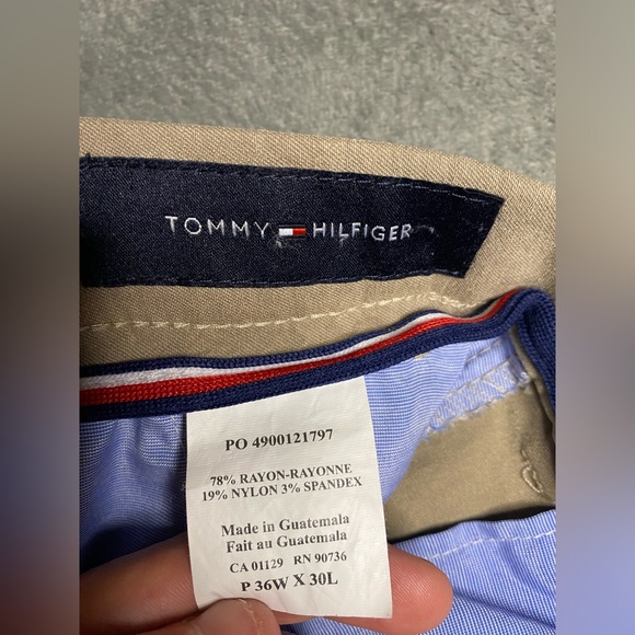 tommy hilfiger “flat front twill blend” dress pants - Picture 7 of 7
